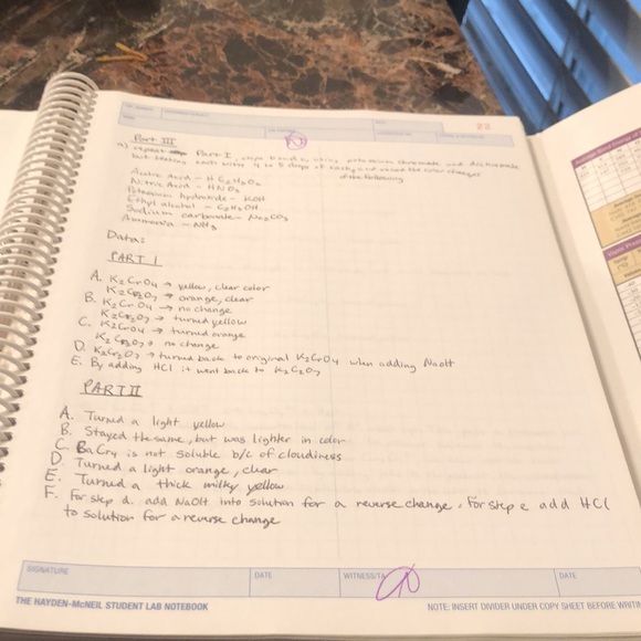 Student Lab Notebook: 100 Spiral Binding - Picture 7 of 8